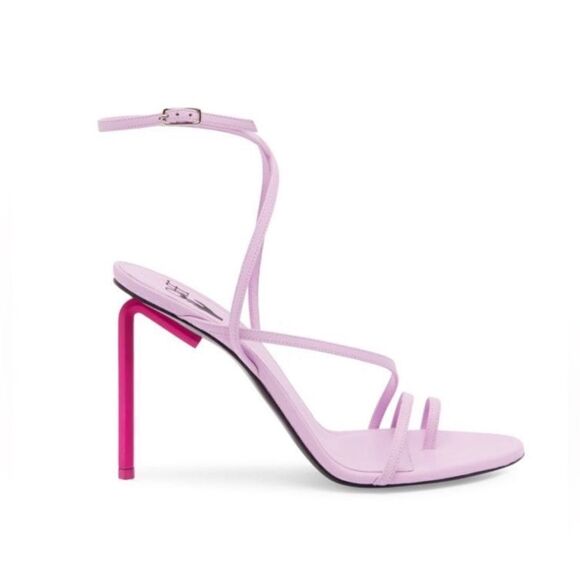 OFF-WHITE Allen Leather Strappy Sandals size 38 - Picture 1 of 14